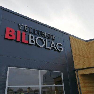 Ny bilhall med byggår 2017
